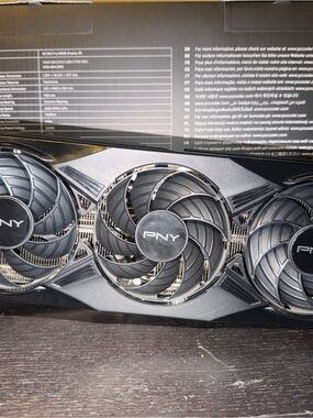 NVIDIA PNY Black Triple-Fan Graphics Card